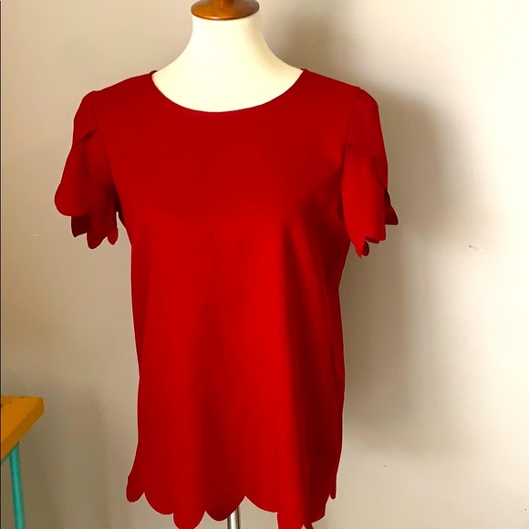 SHEIN Tops - SHEIN‎ Size Large Blouse * Popular Style * Maroon